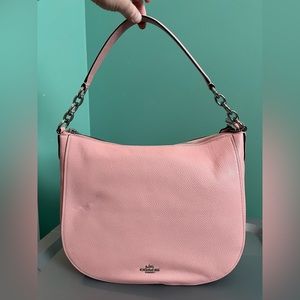 Pink (peony) Coach hobo purse